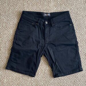 Duer No Sweat Black Shorts Slim 34W
